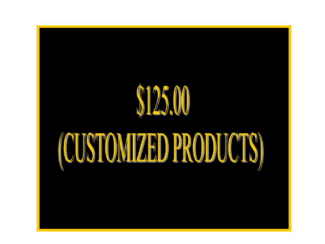#4 Customized Products  (Read Product Description For Details)