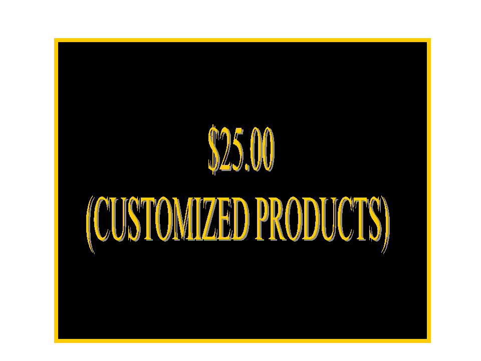 #3 Customized Products