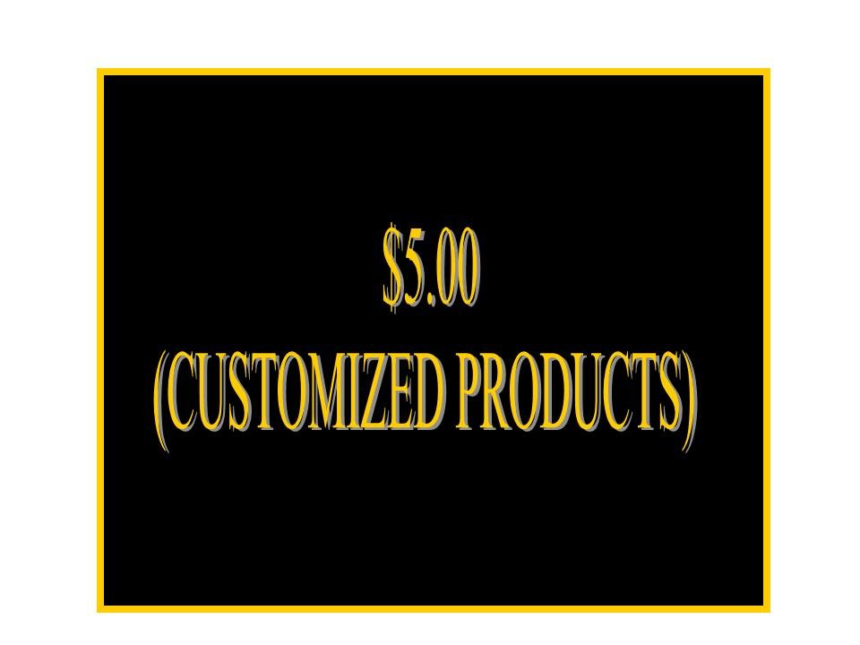 #1 Customized Products (Read Product Description For Details)